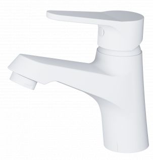 Смеситель для раковины WONZON & WOGHAND WW-A40212-MW Белый фото 1