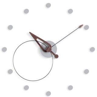 Часы Nomon Pico Color (с делениями часа) (черный-орех-серебро) BD-3115567