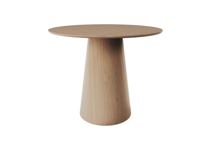 Стол Ellipsefurniture обеденный Lagom D 100 см (натуральный дуб) TB0115141 фото 1