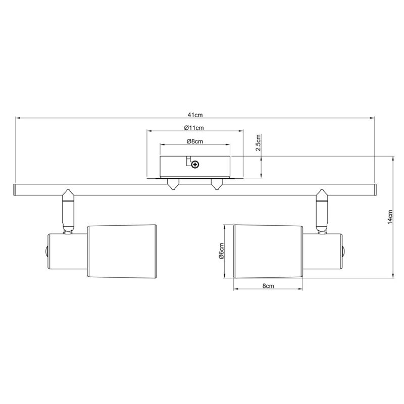 Спот Arte Lamp Cavalletta E14 40W 220V IP20 A4510PL-2SS фото 6