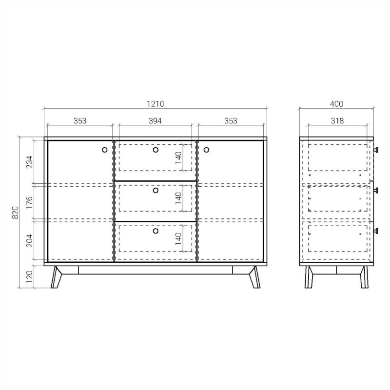 Комод The IDEA Frame BD-1964769