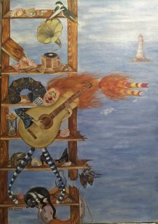 Картина "Баллада о маяке" Екатерина Кузьмина