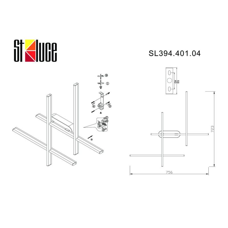 Бра ST Luce BASONI SL394.401.04