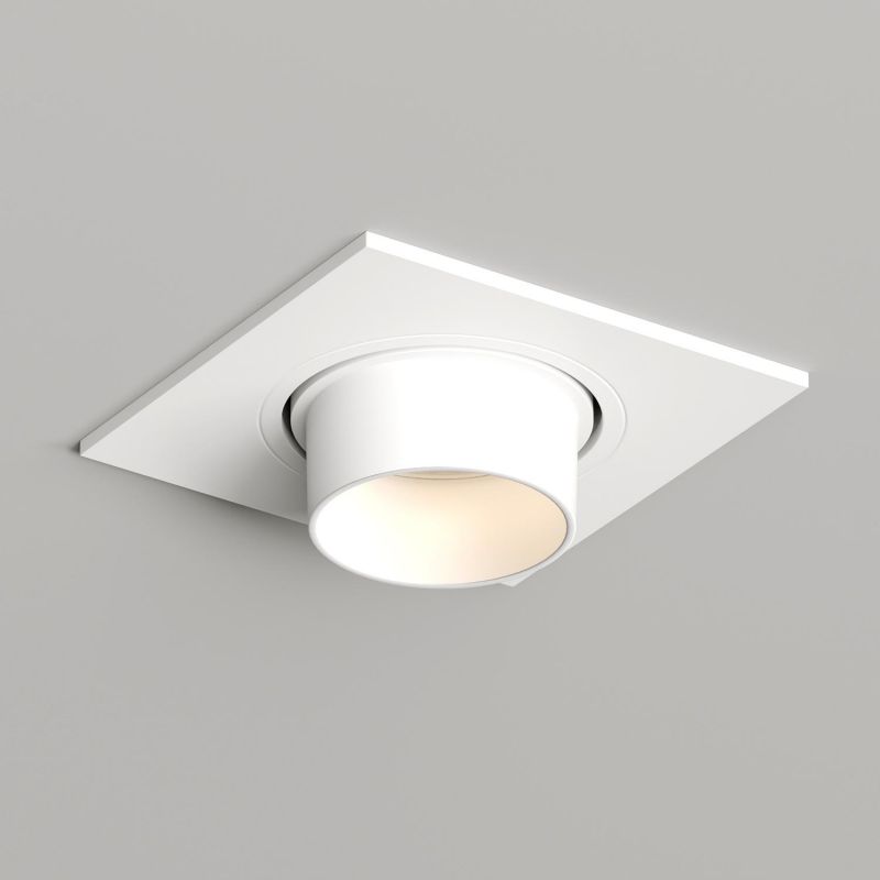 Встраиваемый светильник Denkirs Rond IP20, до 15 Вт, LED, GU5,3, белый, пластик DK3121-WH фото 1