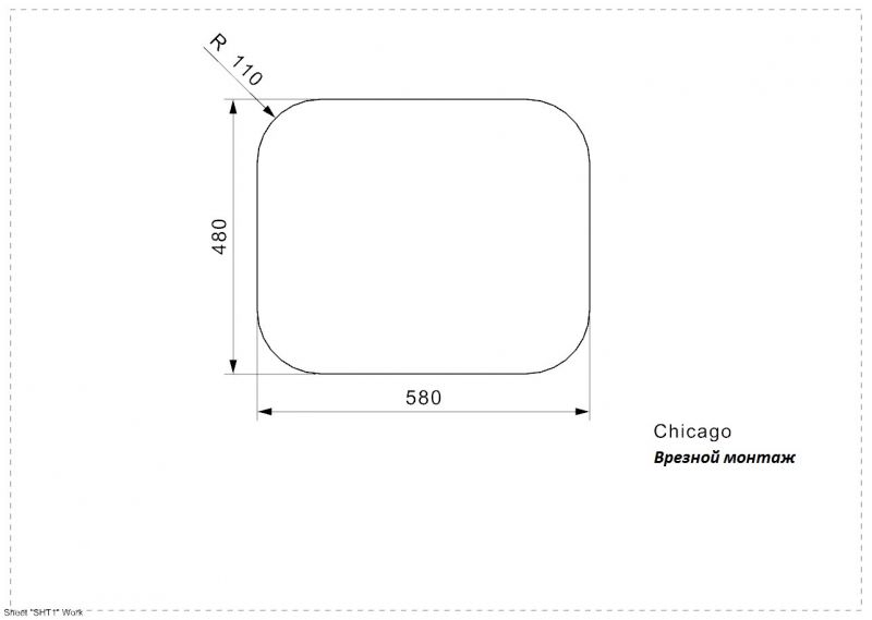 Кухонная мойка Reginox Chicago L BBQ steel lux 316 43941 фото 3