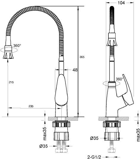 Смеситель Lemark LM0413C фото 3