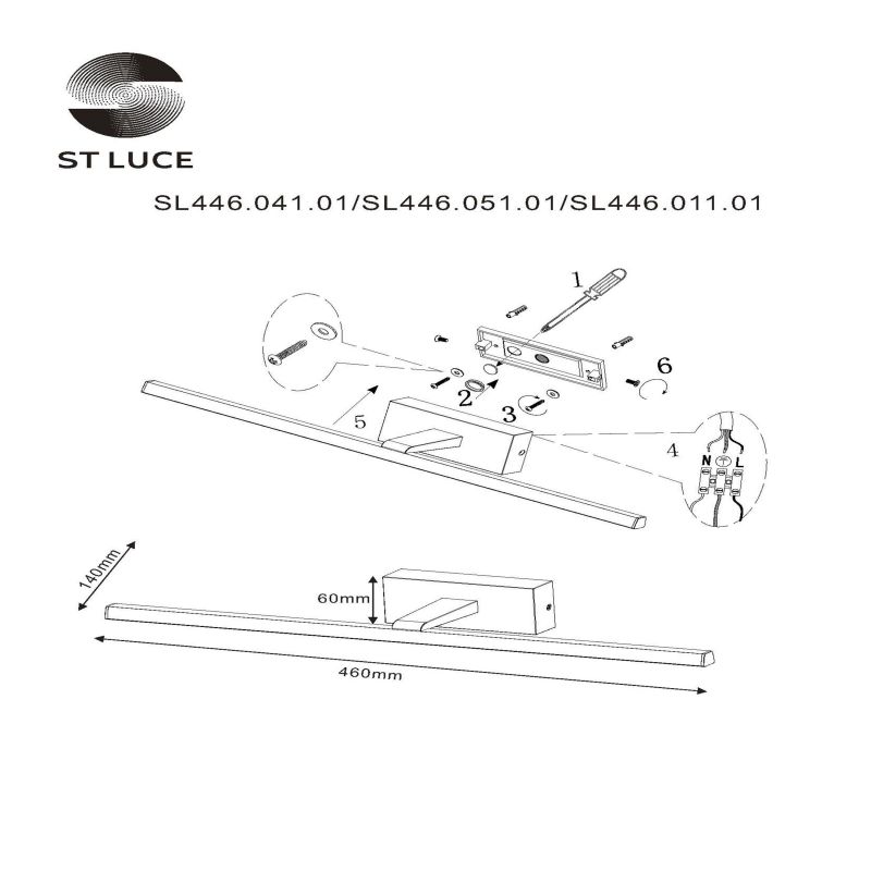 Светильник настенный ST-Luce MARETO SL446.011.01