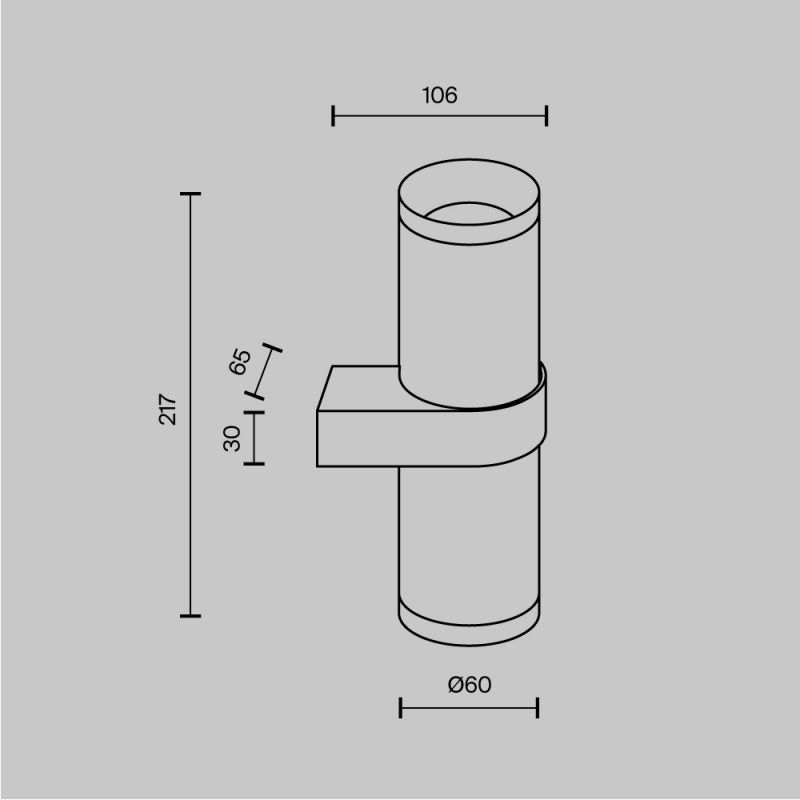 Настенный светильник LED Maytoni Focus Design C069WL-02W фото 9