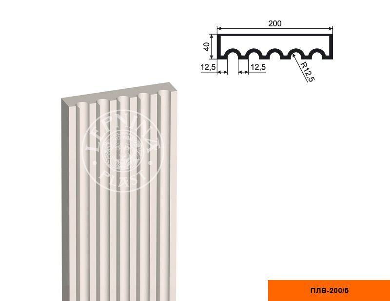 Пилястра составная Lepninaplast ПЛВ-200/5