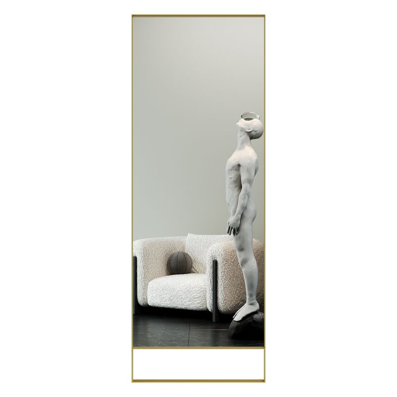 Напольно-настенное зеркало в раме GENGLASS HALFEO SLIM LEG XL BD-2551306 золотое фото 1