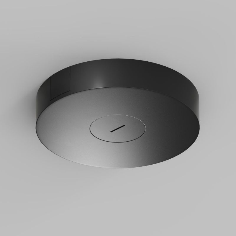Основания для трековых светильников Denkirs BELTY BASE D260*H50мм, IP20, черный, алюминий TR5511-BK фото 1