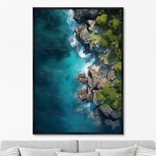 Репродукция картины ArtNoMore на холсте Landscape Collection, Coast No 2, 2024г.