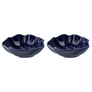 Набор из 2 салатников Tkano Sea Treasures синего цвета BD-3132845