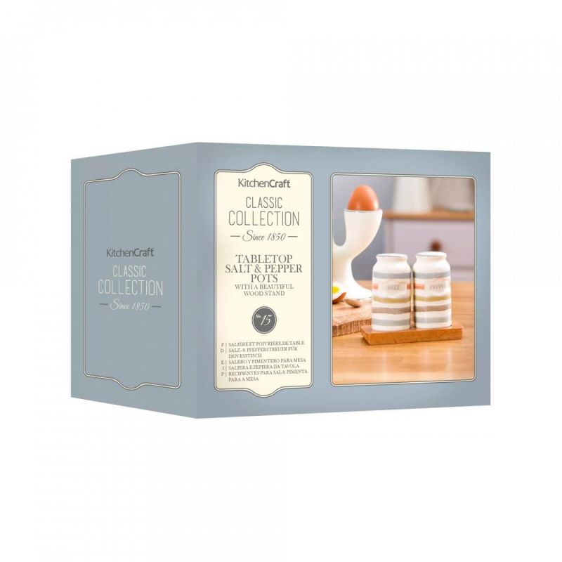 Солонка и перечница Kitchen Craft Classic разноцветная BD-3143653 фото 2