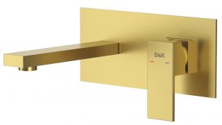 Встраиваемый смеситель для раковины D&K Bayern.Liszt DA1514407, матовое золото