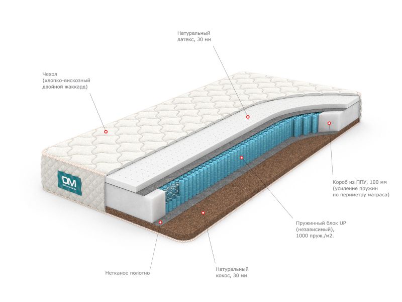 Матрас Dream Master Комфорт 3 UP 80  BD-1893303