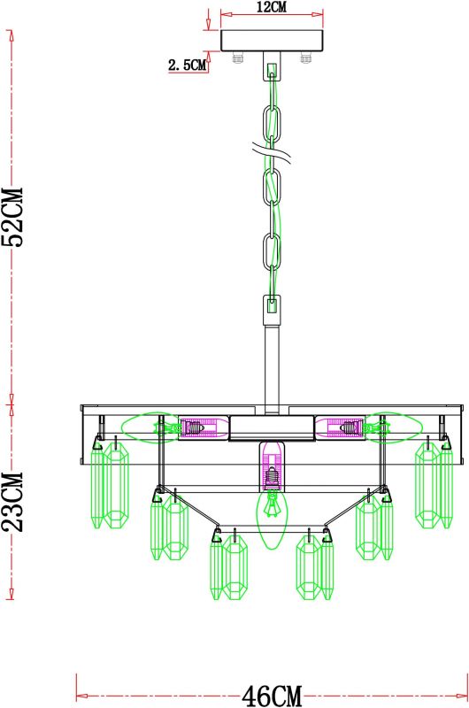 Люстра Arte Lamp DIADEM A1002LM-6CC