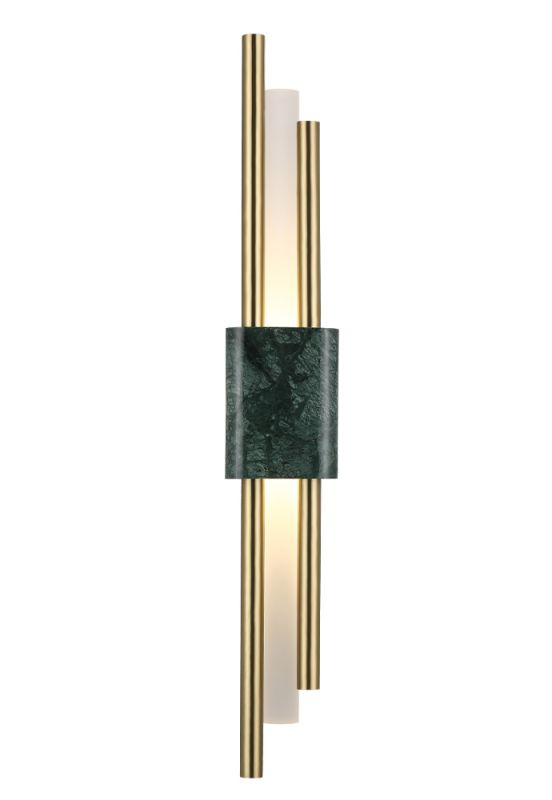 Бра Crystal Lux CARTA AP6W LED GREEN/BRASS фото 1