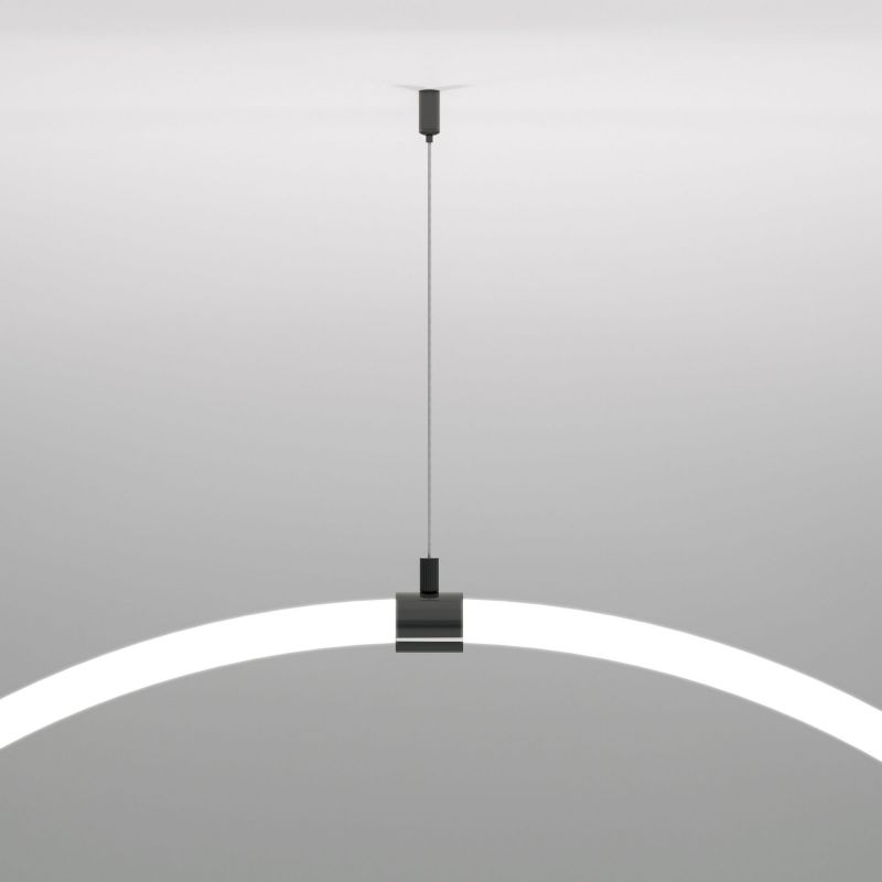 Подвесной трос для круглого гибкого неона Elektrostandard Full light черный (2м) FL 2830 черный