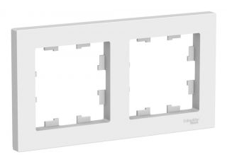 Рамка 2 поста Systeme Electric ATLASDESIGN, лотос, BD-3021037