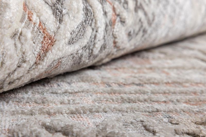 Индийский ковер из арт-шёлка Carpet «SOMERSET» FL74-SILVER-LT.PINK 165 x 235 см фото 6