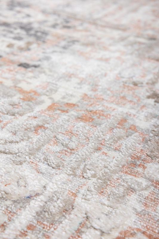 Индийский ковер из арт-шёлка Carpet «SOMERSET» FL74-SILVER-LT.PINK 165 x 235 см фото 7