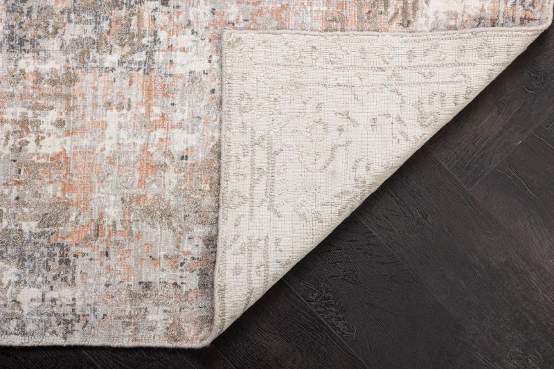 Индийский ковер из арт-шёлка Carpet «SOMERSET» FL74-SILVER-LT.PINK 165 x 235 см фото 9