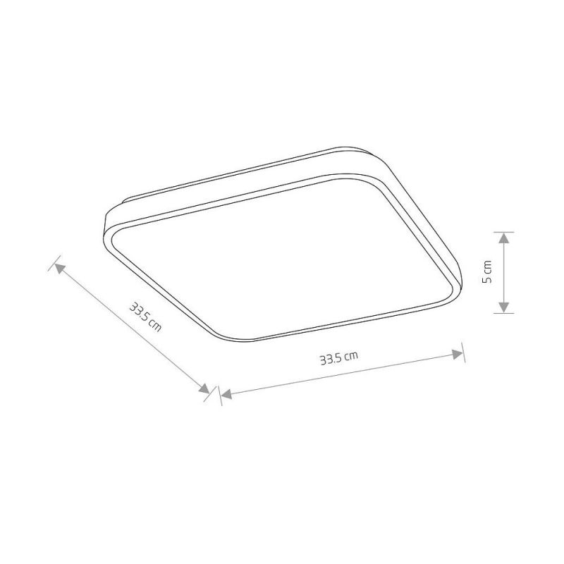Потолочный cветильник Nowodvorski Agnes Square Led Pro IP44 3000K 16W 10983 фото 6