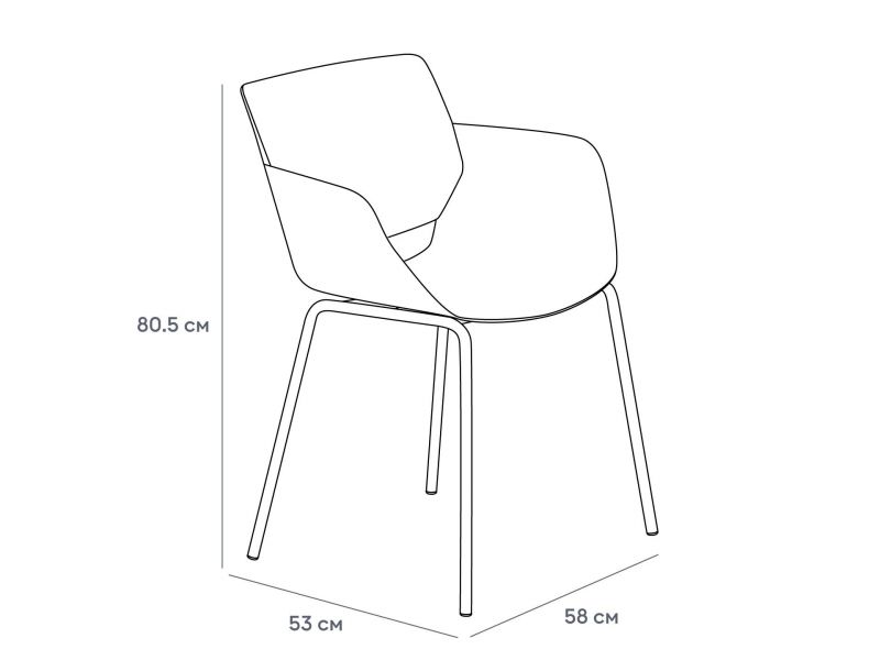 Кресло ОГОГО Обстановочка Glan BD-3134911 бежевый фото 8