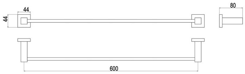 Полотенцедержатель Timo-F Selene 10053/00 39,5 см