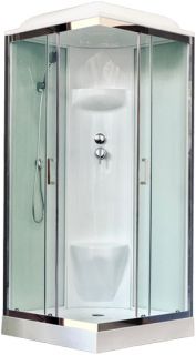 Душевая кабина Royal Bath RB 80HP6-WT-CH 80x80