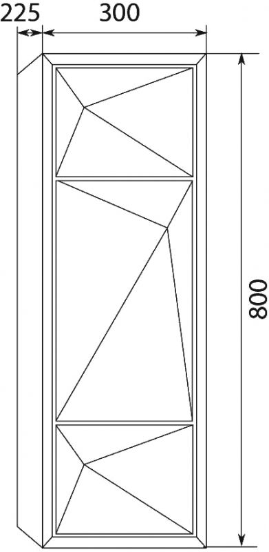 Пенал Marka One Romb 30х22,5 У73558