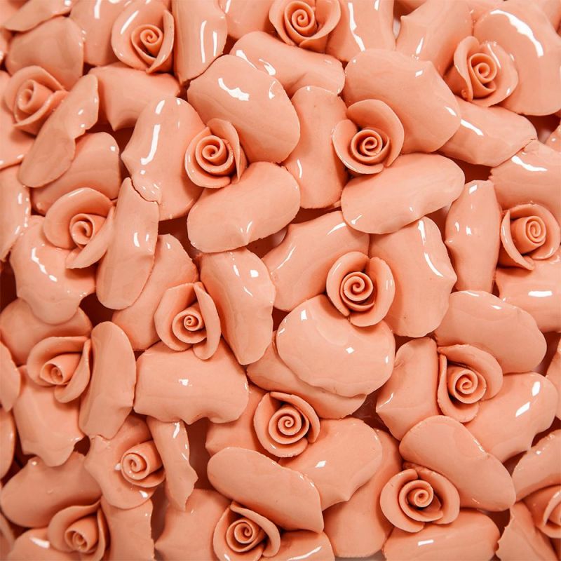 Ваза декоративная Decor-of-today Розали розовая BD-1504152