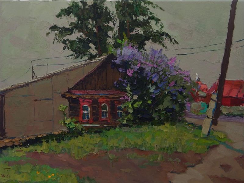 Картина "Пензенский домик" 40x30 Головченко Алексей