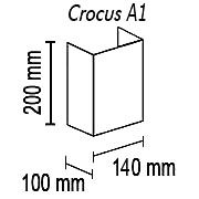 Настенный светильник TopDecor Crocus Glade A1 10 09g