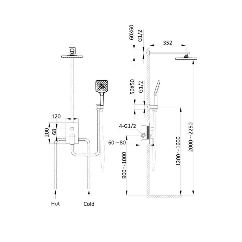 Встраиваемая система Vincea Next VSFW-1N1MB Hi Box, черная