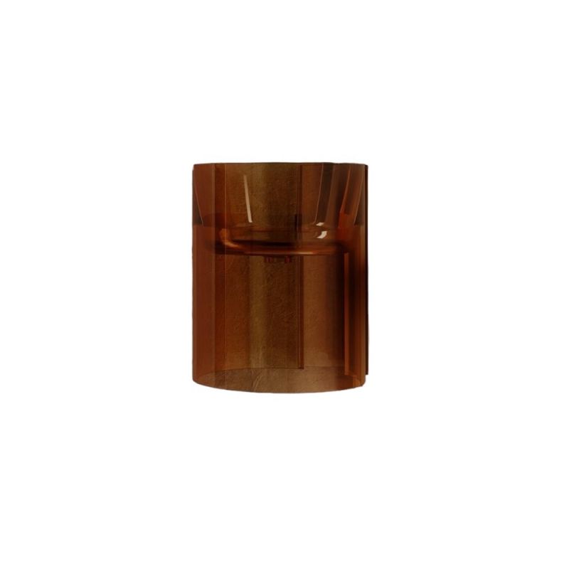 Раковина подвесная угловая Abber Kristall AT2705Opal коричневая, 42,2 см