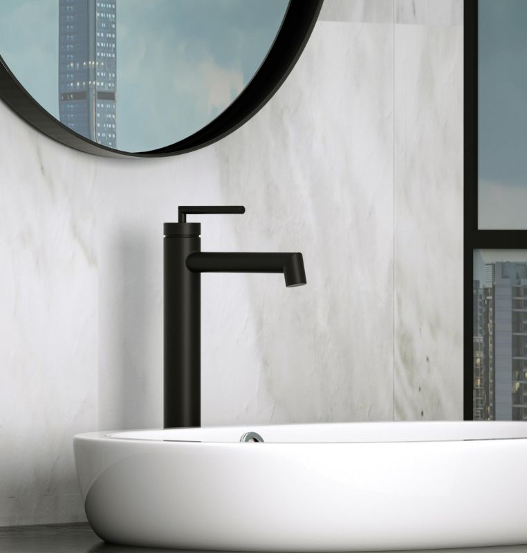 Смеситель для накладных BelBagno ACQUA ACQUA-LMC-NERO фото 3