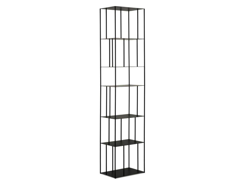Стеллаж ОГОГО Обстановочка Shelf черный узкий высокий BD-3145333 фото 2