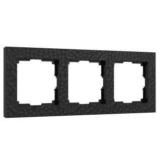 Рамка на 3 поста (черный) Werkel W0032408