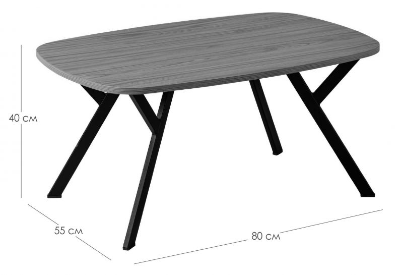 Стол журнальный R-Home Flora Q Корбридж BD-2065612 фото 2