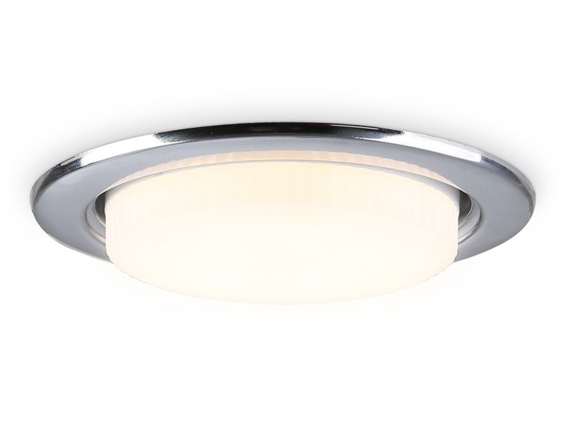 Cветильник встраиваемый Ambrella STANDARD SPOT G G10102 CH хром GX53 max 12W D106*38 (кратность 10шт) фото 1