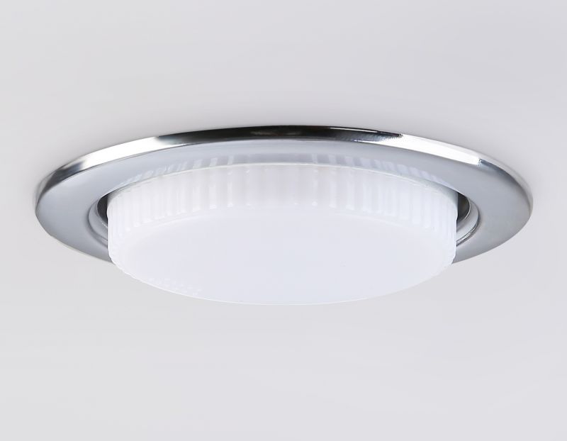 Cветильник встраиваемый Ambrella STANDARD SPOT G G10102 CH хром GX53 max 12W D106*38 (кратность 10шт) фото 4