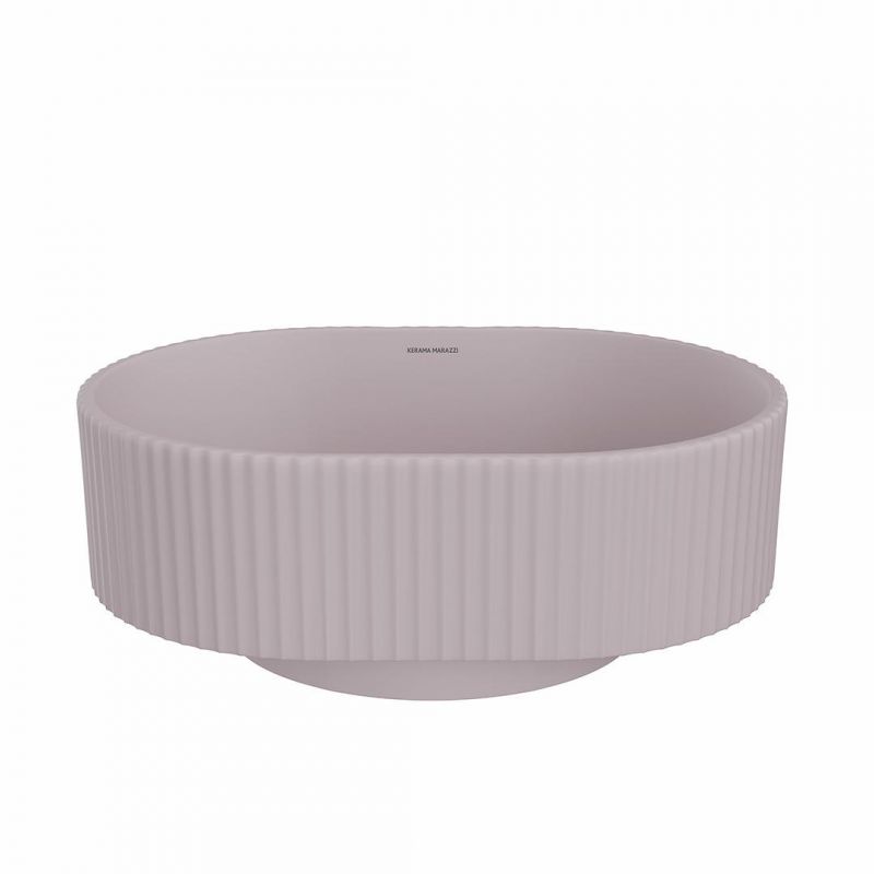 Раковина накладная Kerama Marazzi Artbasin Vento 50 VE.wb.50\MAL, 53 см, мальва матовая