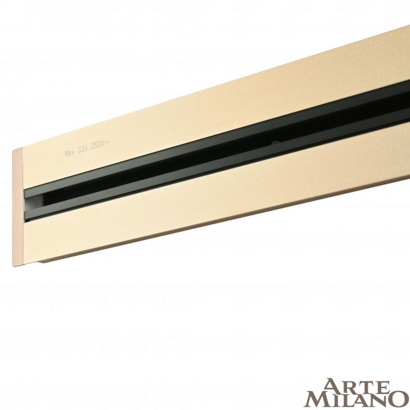 Встраиваемый шинопровод с выключателем Arte Milano 25A 250V 385201TBB/100 Gold фото 2