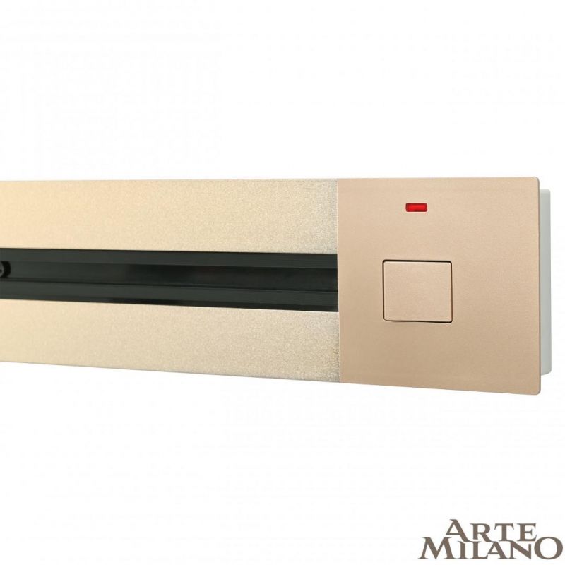 Встраиваемый шинопровод с выключателем Arte Milano 25A 250V 385201TBB/100 Gold фото 3