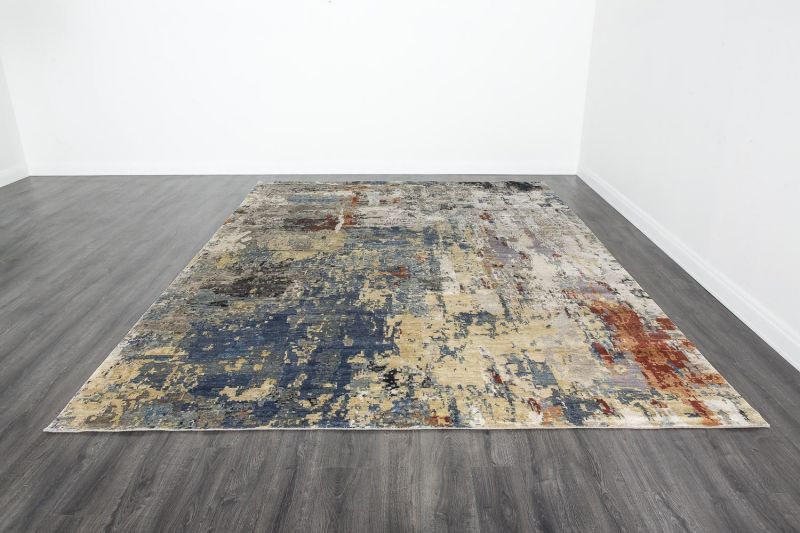Индийский ковер из арт-шёлка Carpet «STORM» FR1361-MLT 240 x 240 см фото 2