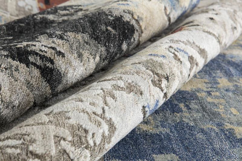 Индийский ковер из арт-шёлка Carpet «STORM» FR1361-MLT 240 x 240 см фото 4