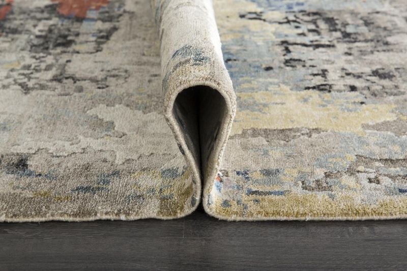Индийский ковер из арт-шёлка Carpet «STORM» FR1361-MLT 240 x 240 см фото 7