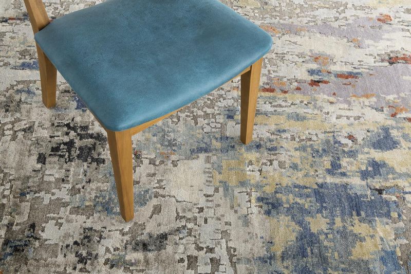 Индийский ковер из арт-шёлка Carpet «STORM» FR1361-MLT 240 x 240 см фото 8